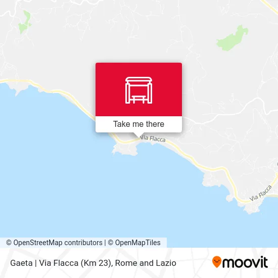 Gaeta - Via Flacca (Km 23) map