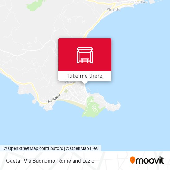 Gaeta | Via Buonomo map
