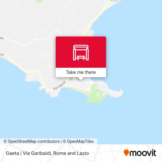 Gaeta | Via Garibaldi map