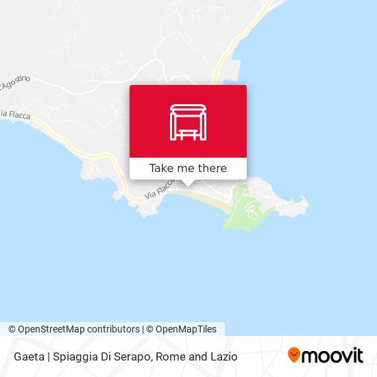 Gaeta | Spiaggia Di Serapo map