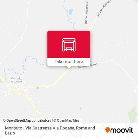 Montalto | Via Castrense Via Dogana map