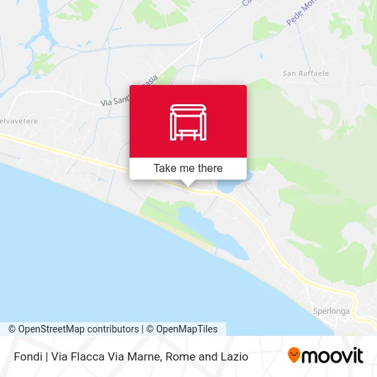 Fondi | Via Flacca Via Marne map