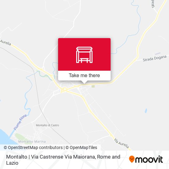 Montalto | Via Castrense Via Maiorana map
