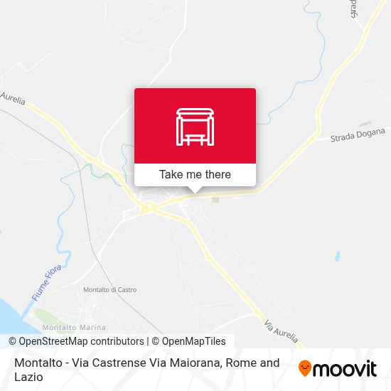 Montalto - Via Castrense Via Maiorana map