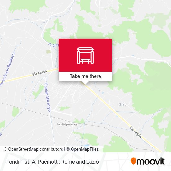 Fondi | Ist. A. Pacinotti map