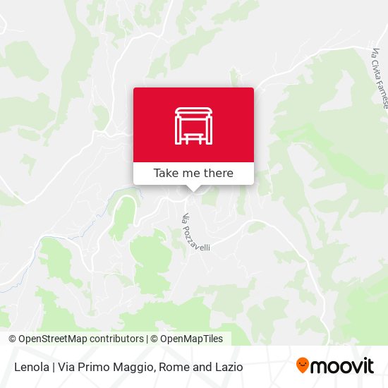 Lenola | Via Primo Maggio map