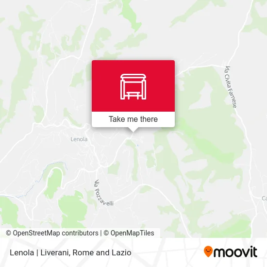 Lenola | Liverani map