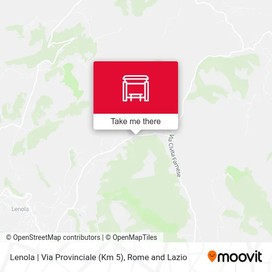 Lenola | Provincial Road (Km 5) map
