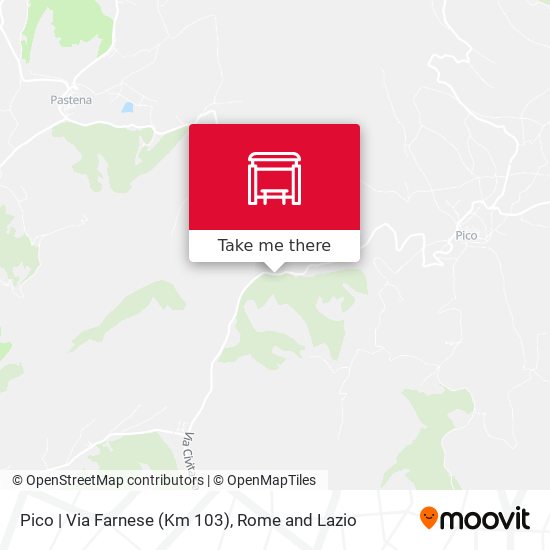 Pico | Via Farnese (Km 103) map