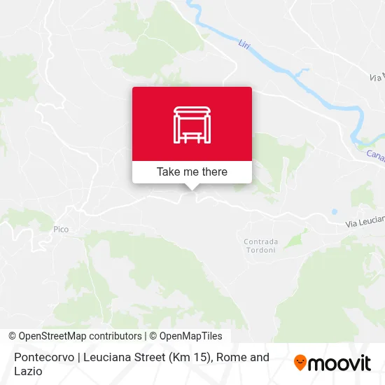 Pontecorvo | Leuciana Street (Km 15) map