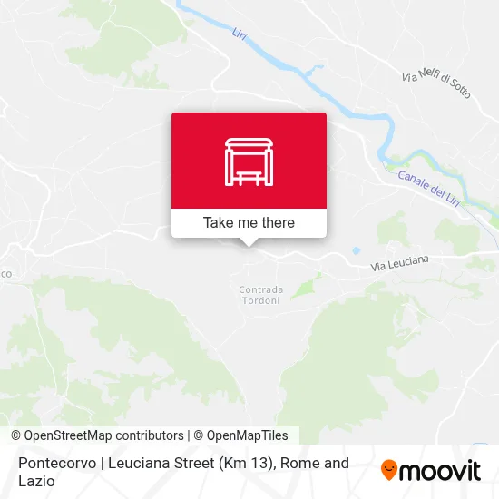 Pontecorvo | Leuciana Street (Km 13) map
