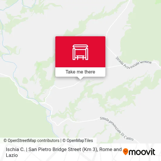 Ischia C. | San Pietro Bridge Street (Km 3) map