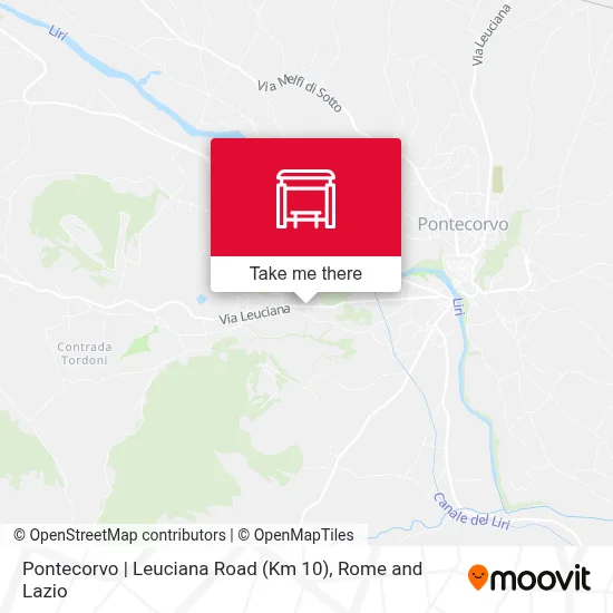 Pontecorvo | Leuciana Road (Km 10) map
