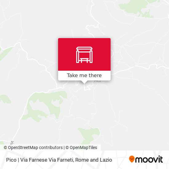 Pico | Via Farnese Via Farneti map