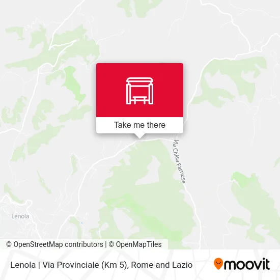 Lenola | Provincial Road (Km 5) map
