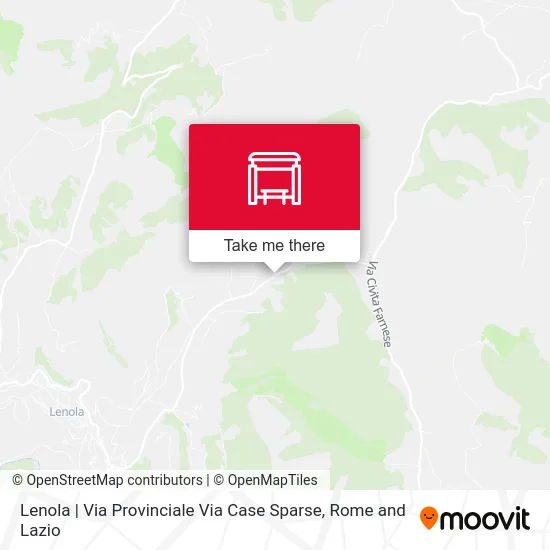 Lenola | Via Provinciale Via Case Sparse map
