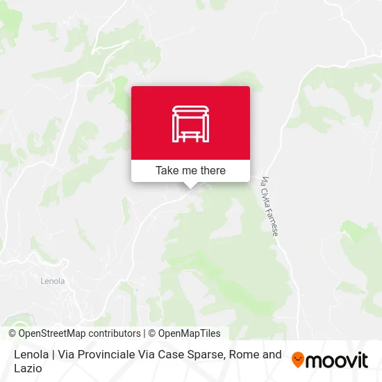 Lenola | Provincial Road Scattered Houses map