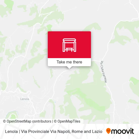 Lenola | Via Provinciale Via Napoli map