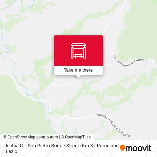 Ischia C. | San Pietro Bridge Street (Km 3) map
