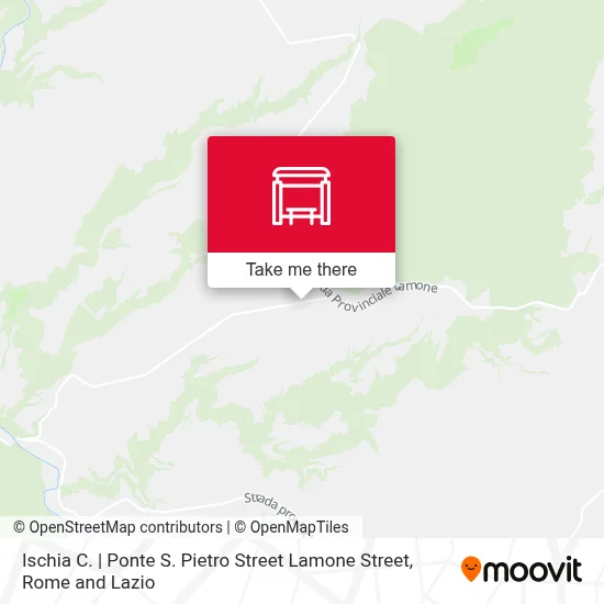 Ischia C. | Ponte S. Pietro Street Lamone Street map