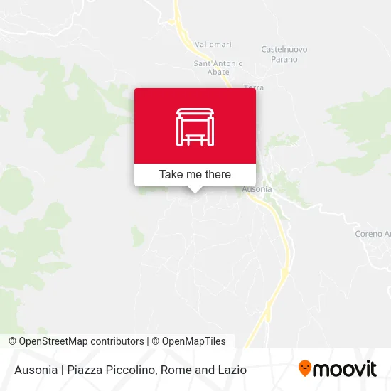Ausonia | Piccolino Square map