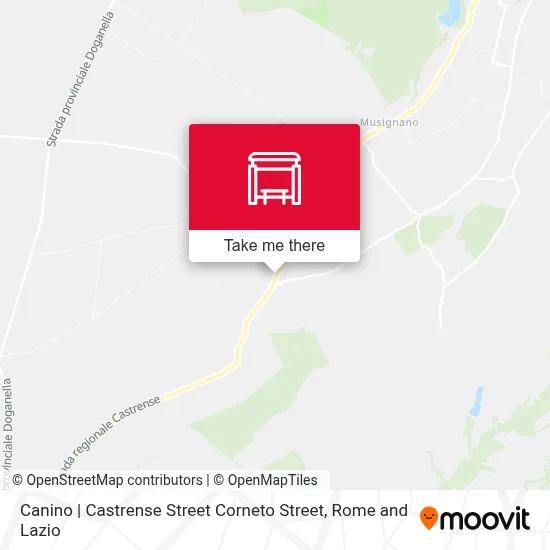 Canino | Castrense Street Corneto Street map
