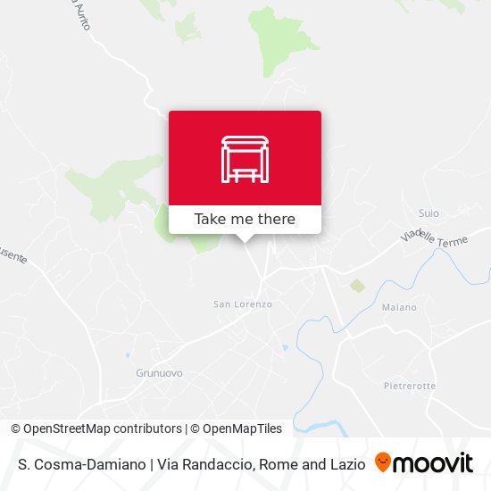 S. Cosma-Damiano | Via Randaccio map