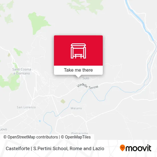 Castelforte | S.Pertini School map