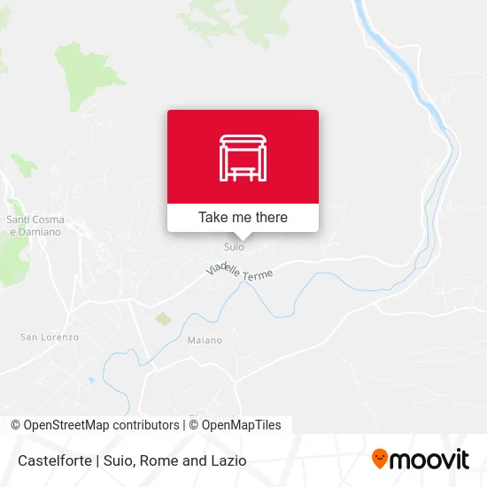 Castelforte | Suio Station map