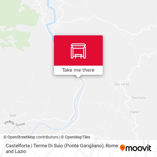 Castelforte | Terme Di Suio (Ponte Garigliano) map