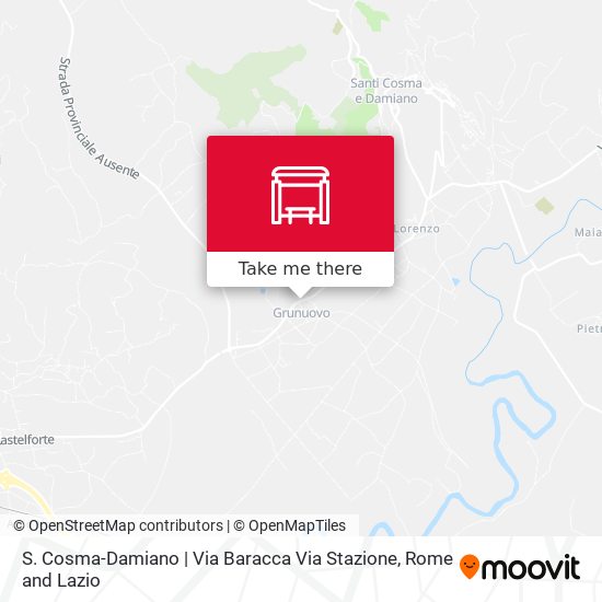 S. Cosma-Damiano | Via Baracca Via Stazione map