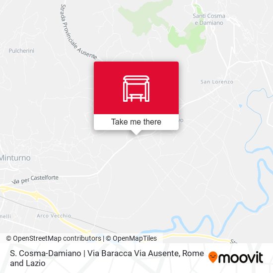S. Cosma-Damiano | Via Baracca Via Ausente map