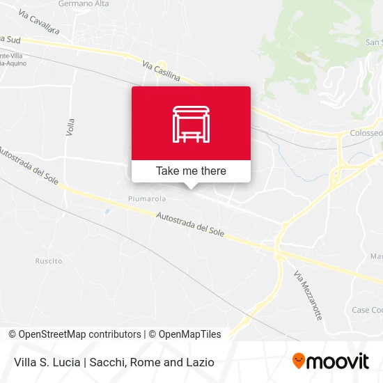 Villa Santa Lucia | Sacchi map