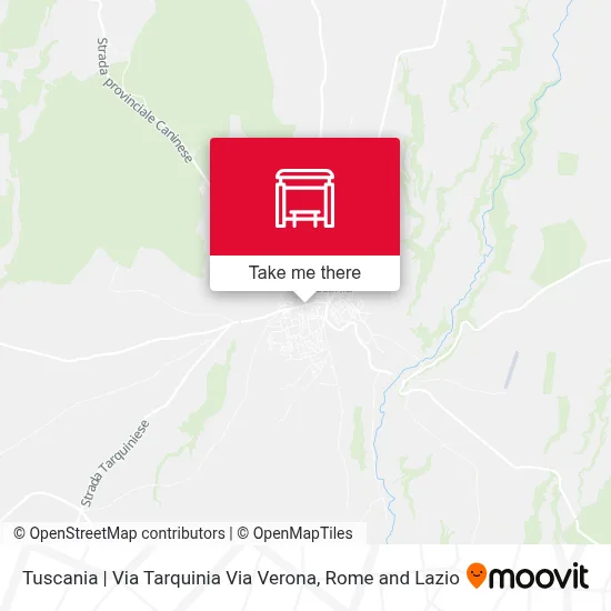 Tuscania | Via Tarquinia Via Verona map