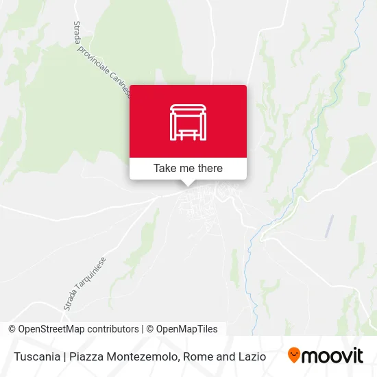 Tuscania | Montezemolo Square map