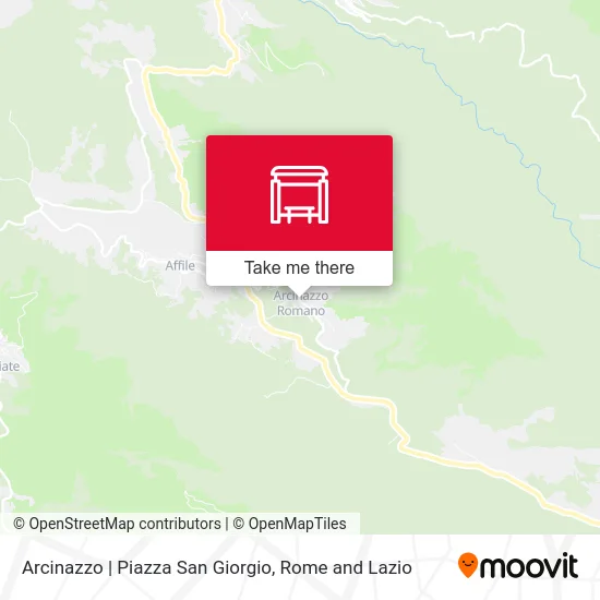 Arcinazzo | San Giorgio Square map