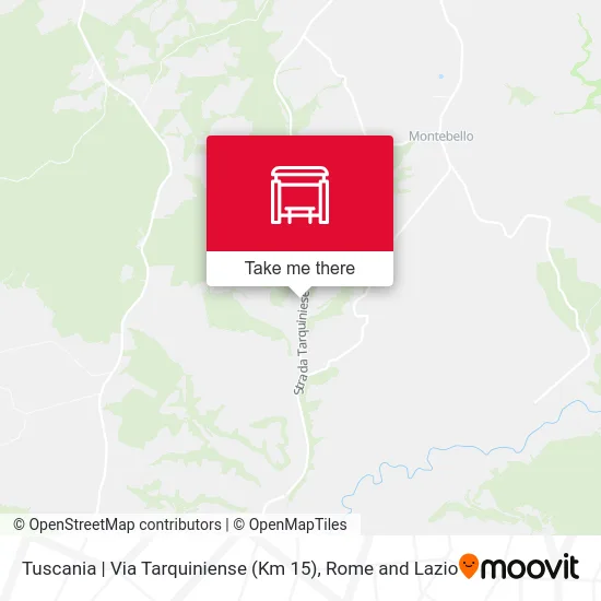 Tuscania | Tarquiniense Road (Km 15) map