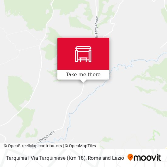 Tarquinia | Via Tarquiniese (Km 18) map