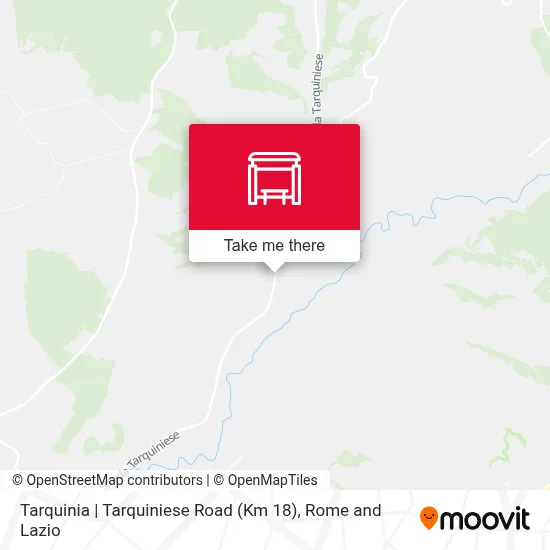 Tarquinia | Tarquiniese Road (Km 18) map