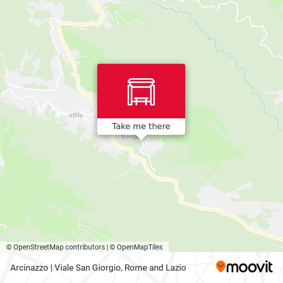 Arcinazzo | Viale San Giorgio map