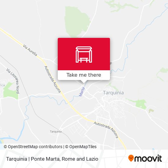 Tarquinia | Ponte Marta map