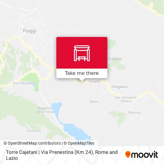 Torre Cajetani | Via Prenestina (Km 24) map