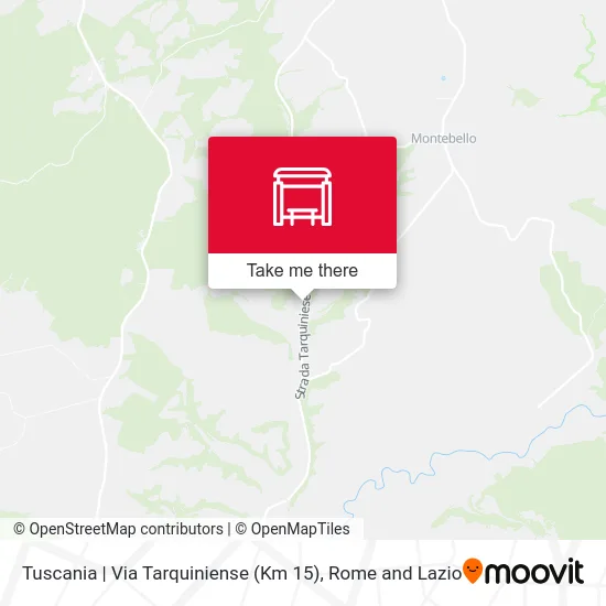 Tuscania | Tarquiniense Road (Km 15) map