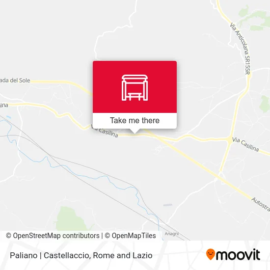 Paliano | Castellaccio map