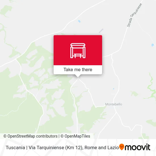 Tuscania | Tarquiniense Road (Km 12) map