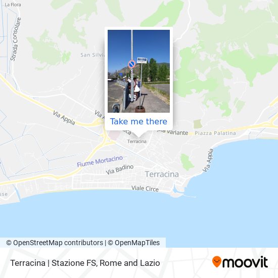 Terracina | Stazione FS map