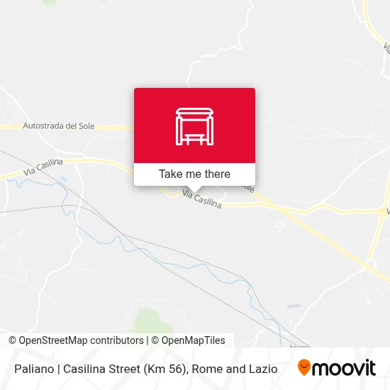 Paliano | Casilina Street (Km 56) map