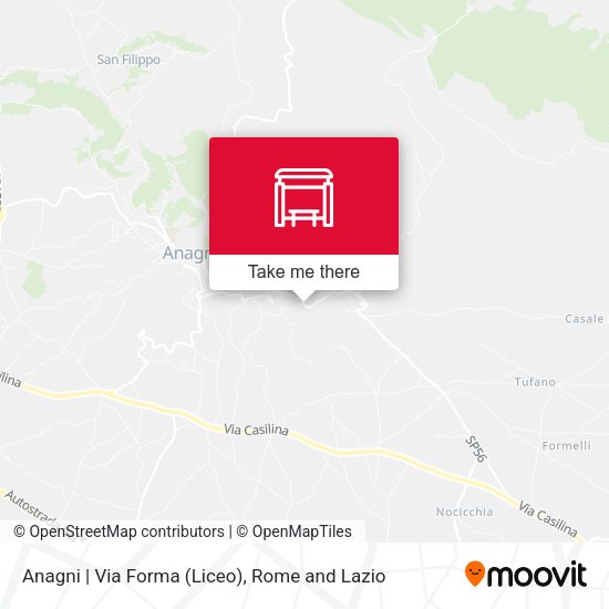 Anagni | Via Forma (Liceo) map