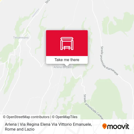 Arlena | Via Regina Elena Via Vittorio Emanuele map