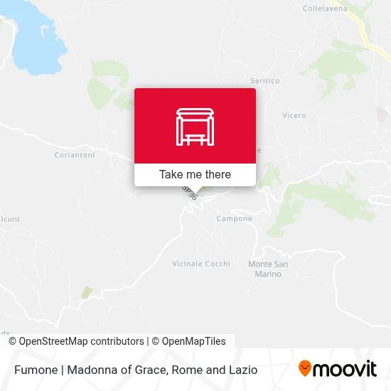 Fumone | Madonna of Grace map